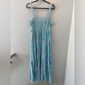 Loveshack Fancy blue sundress